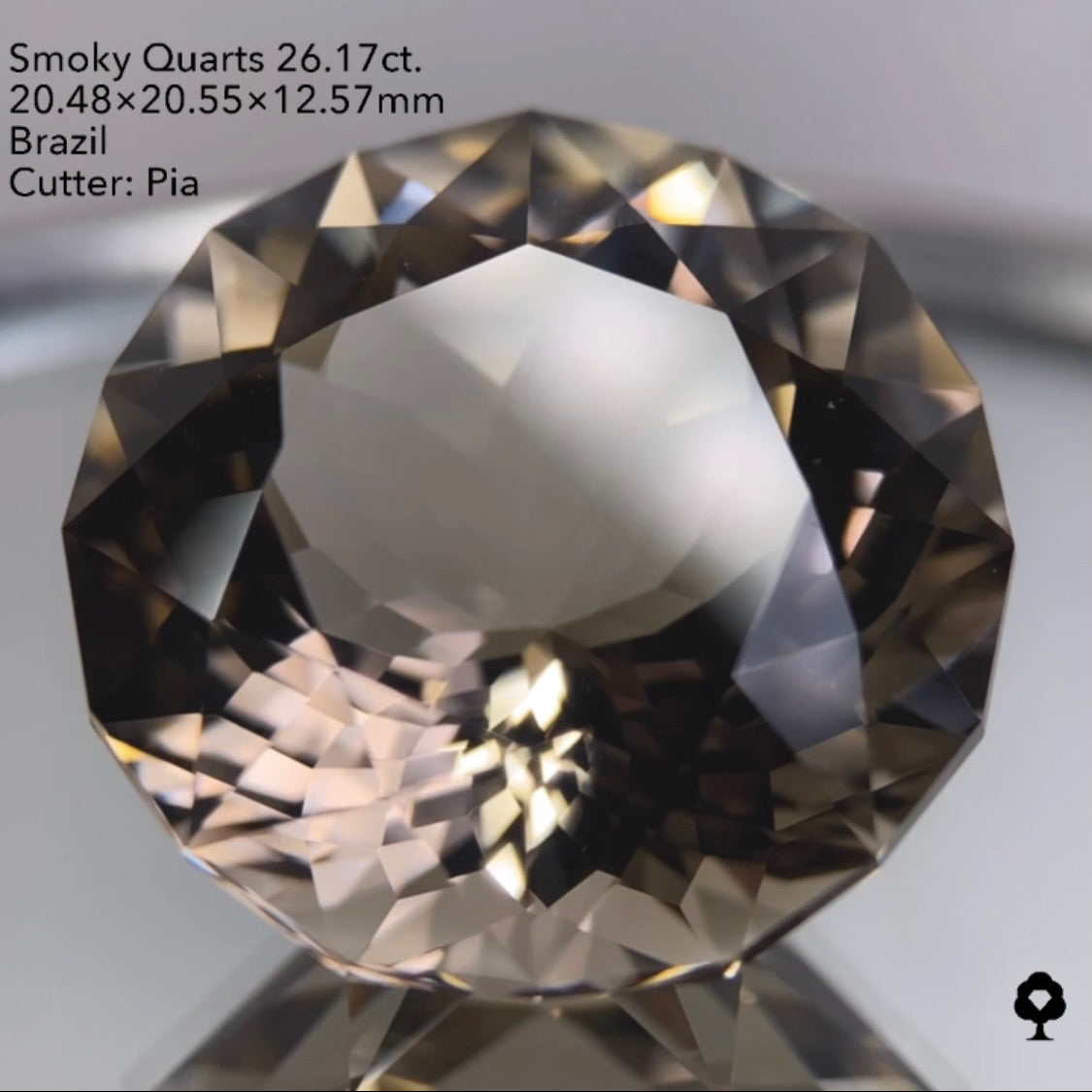 【SOLD OUT】スモーキークォーツ26.17ct ピアッちゃん作品 3/22チャットオークション