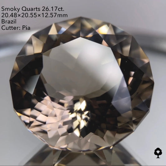 【SOLD OUT】スモーキークォーツ26.17ct ピアッちゃん作品 3/22チャットオークション