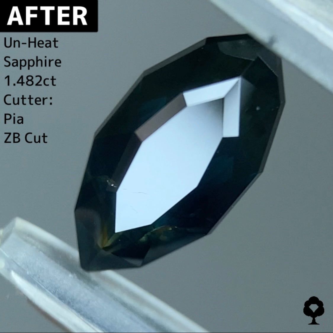 【ご落札者さま専用】仕入職人イチオシのプリフォームサファイア1.88ct.オークション★5番★ピアッちゃん作品