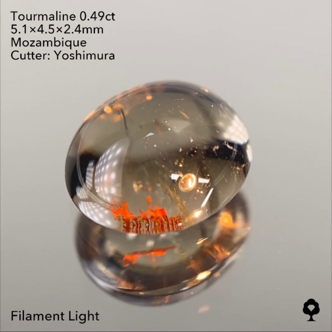 【サイレン配信逆オークション】トルマリン0.49ct 吉村作品