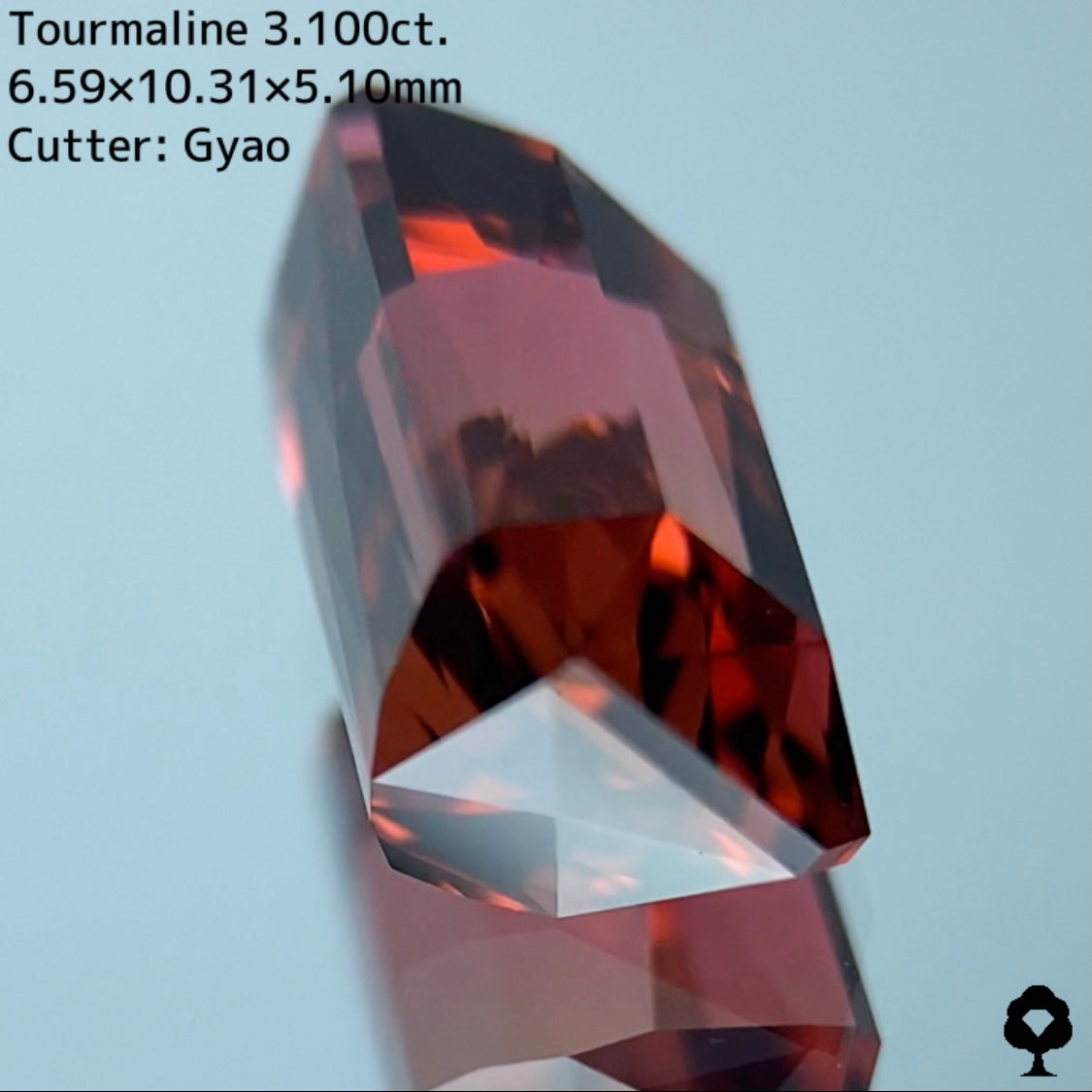 大人可愛いピンクからゴールドへのグラデーションにシザースの圧倒的な輝き★トルマリン 3.100ct