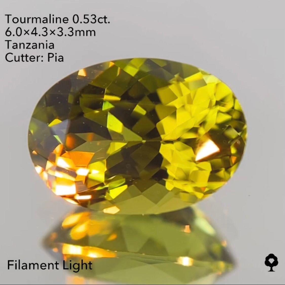 【SOLD OUT】トルマリン0.53ct ピアッちゃん作品 3/24チャットオークション 4ZBご利用価格