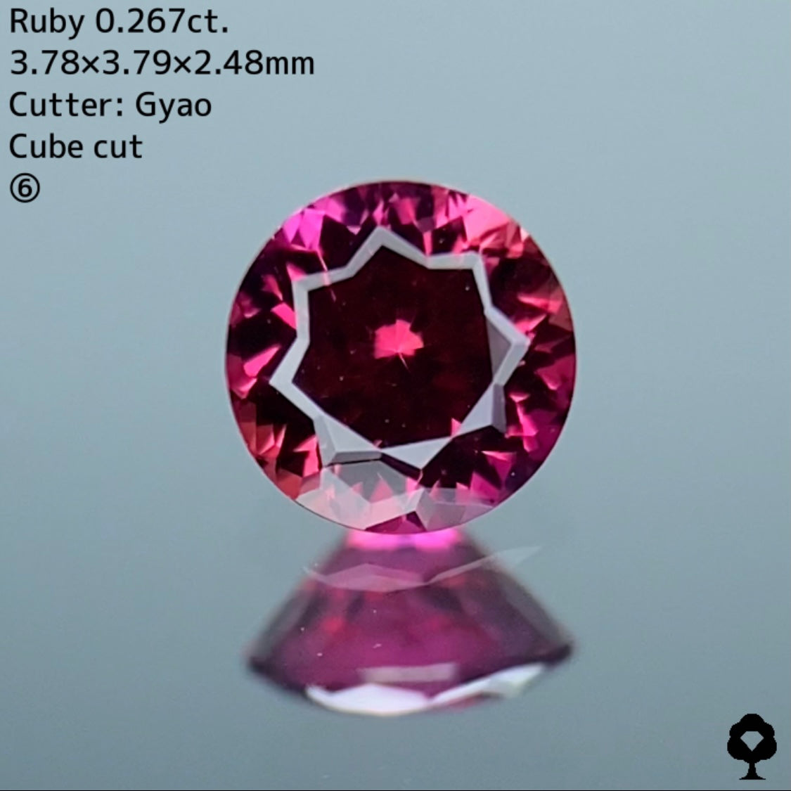 交渉成立専用ページ【Table Cube cut】 ルビー 0.267ct★24ZBご利用