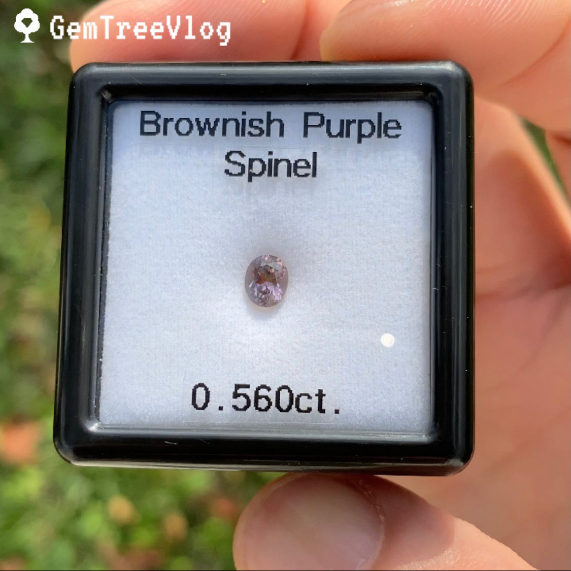 【23時終了‼️サンドウィッチオークション】潤めく美秋色を先取り🍂🍇🍁ブラウニッシュパープルスピネル0.560ct ピアッちゃん作品