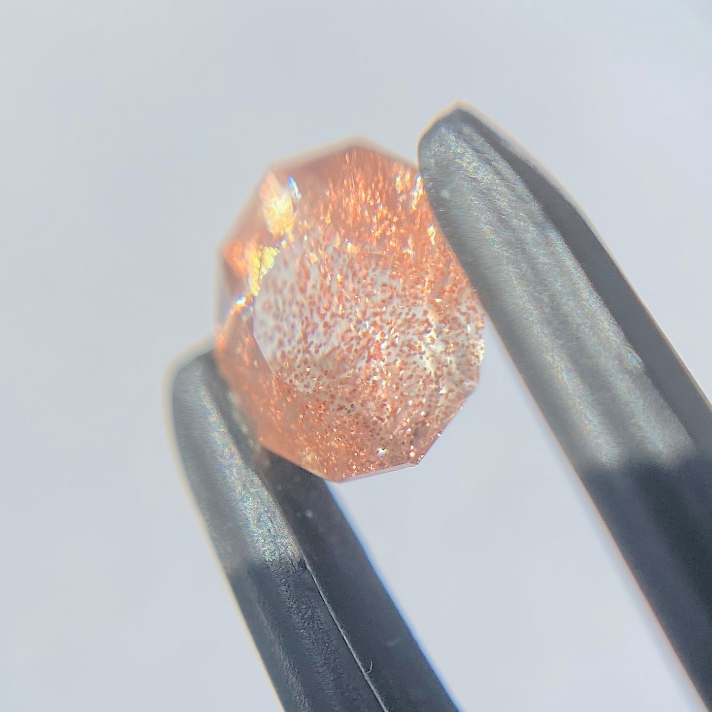 💖お待たせしました❣️ファンシーラウンドのオレゴンサンストーン0.36ct☀️💎ピアッちゃん作品【4/30チハルーム】GW特別価格❣️
