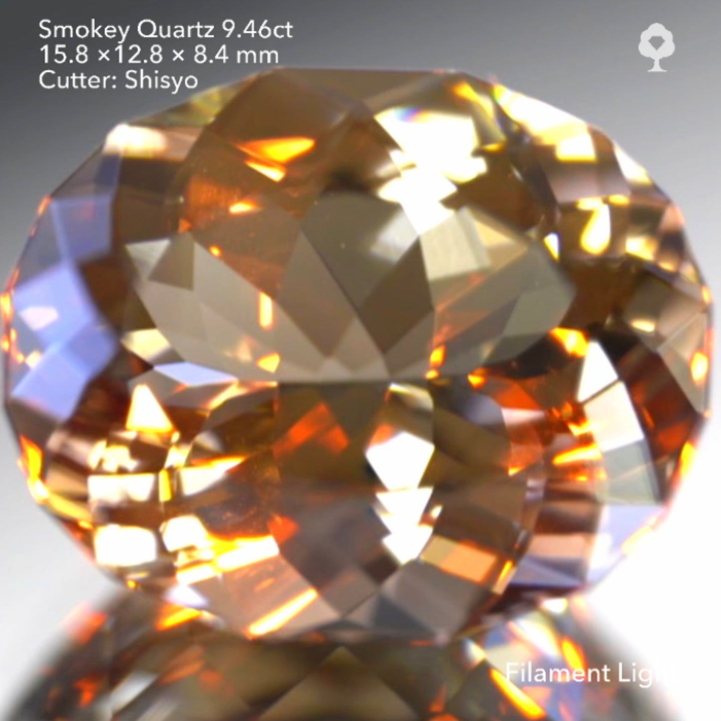 渋さの中に美しさを感じるスモーキークォーツ9.46ct💎師匠作品✨今なら『クーポン or ZB』のご利用もOK❗️