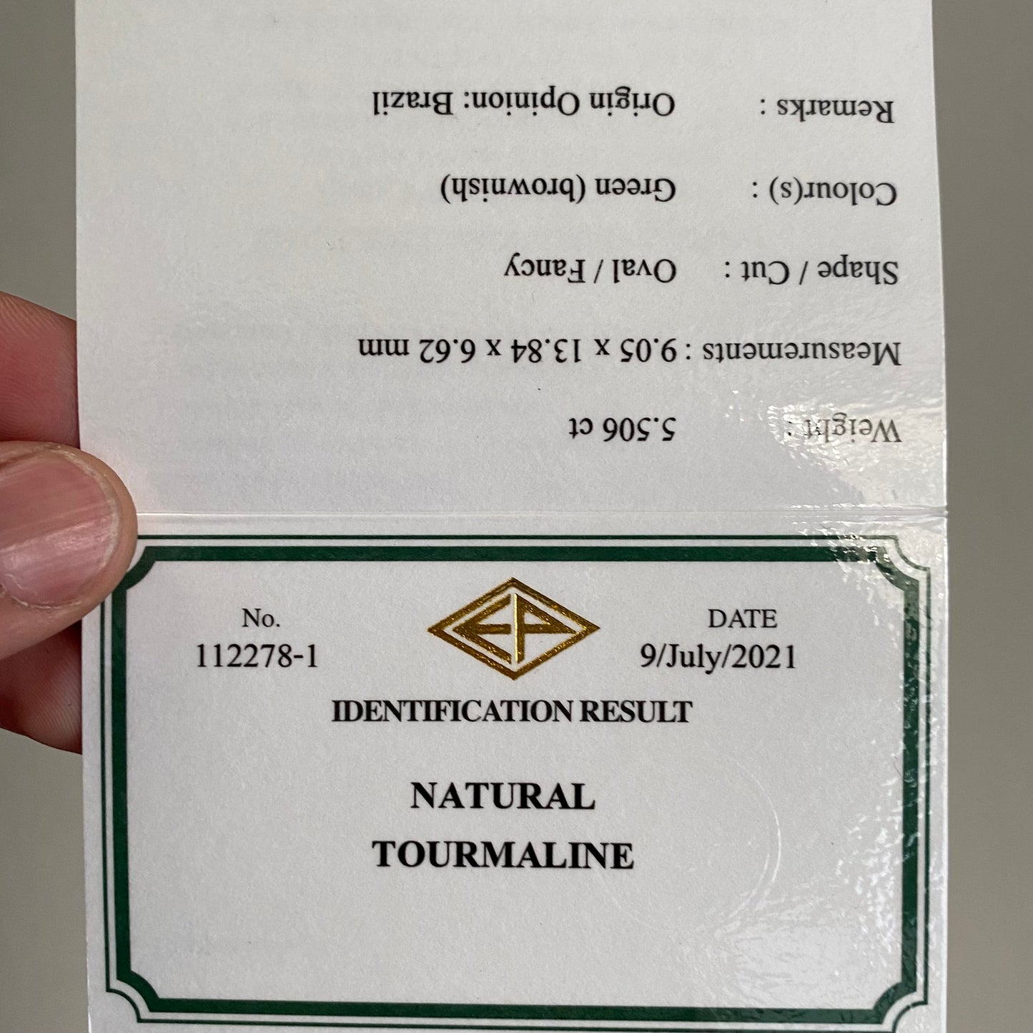 【6万円スタート❗️2023カウントダウン逆オークション】独創的なカットによる進化型キューブは濃淡バイカラー★トルマリン5.506ct ゲオちゃん作品