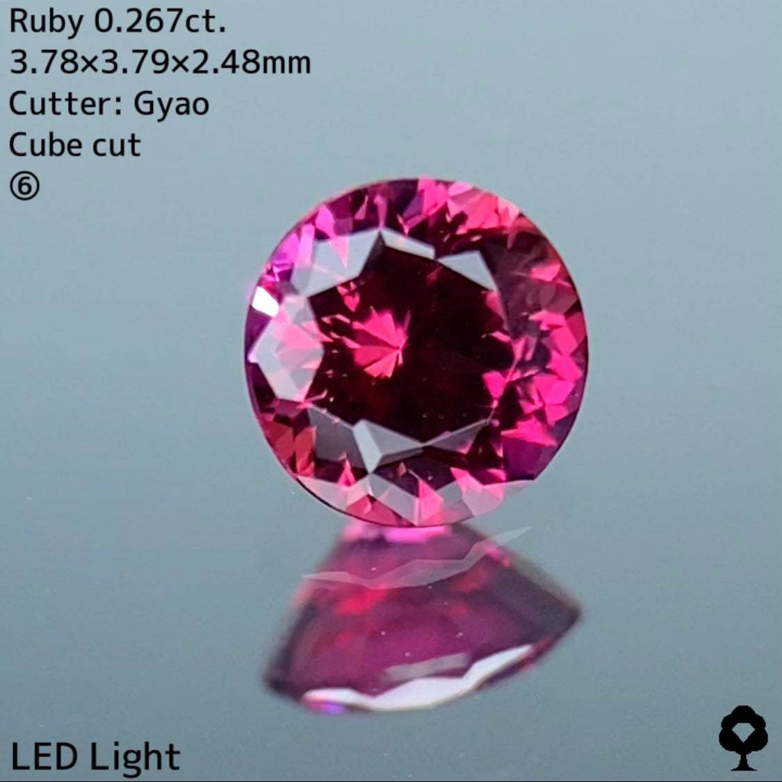 交渉成立専用ページ【Table Cube cut】 ルビー 0.267ct★24ZBご利用