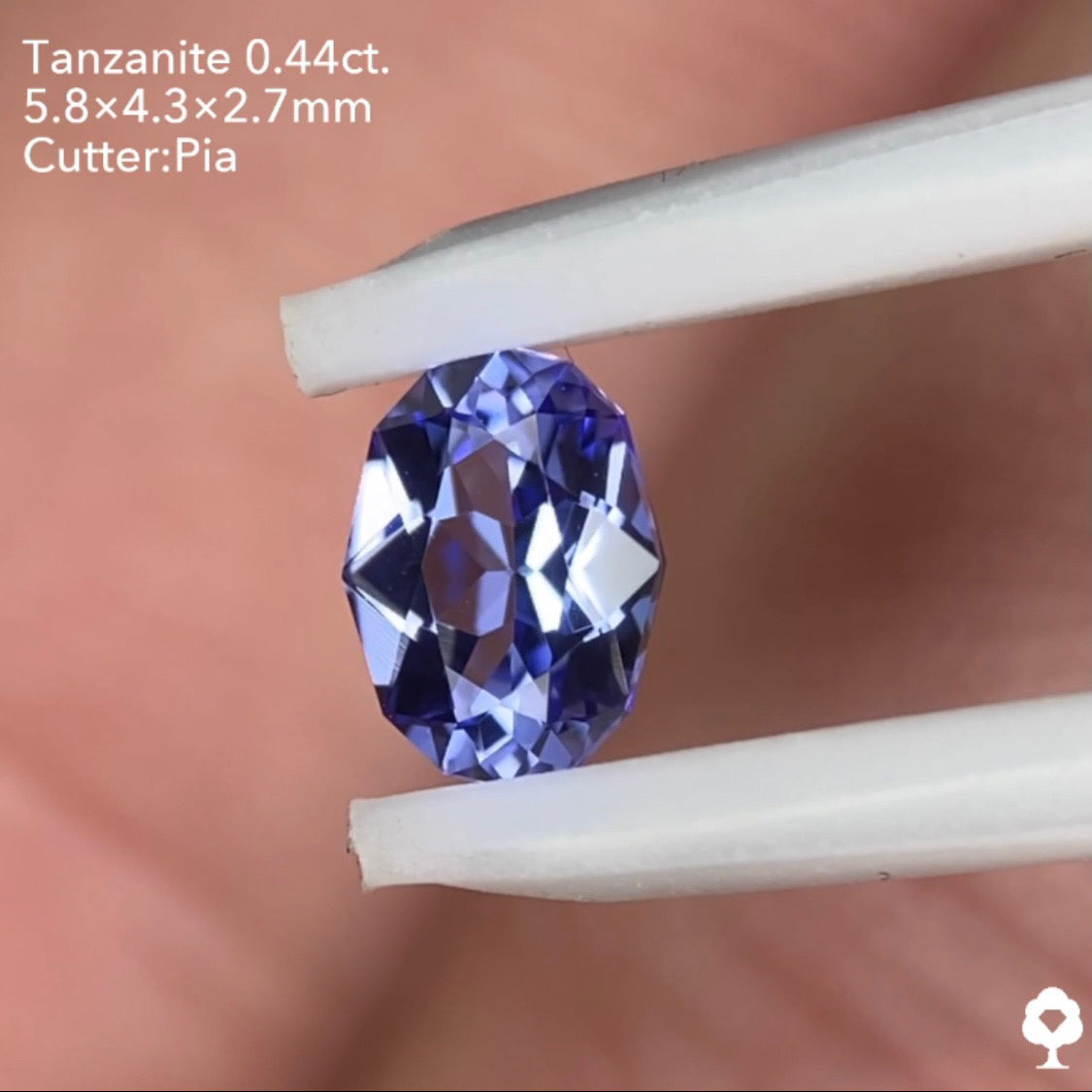 【マツオさんご当選】タンザナイト0.44ct ピアッちゃん作品