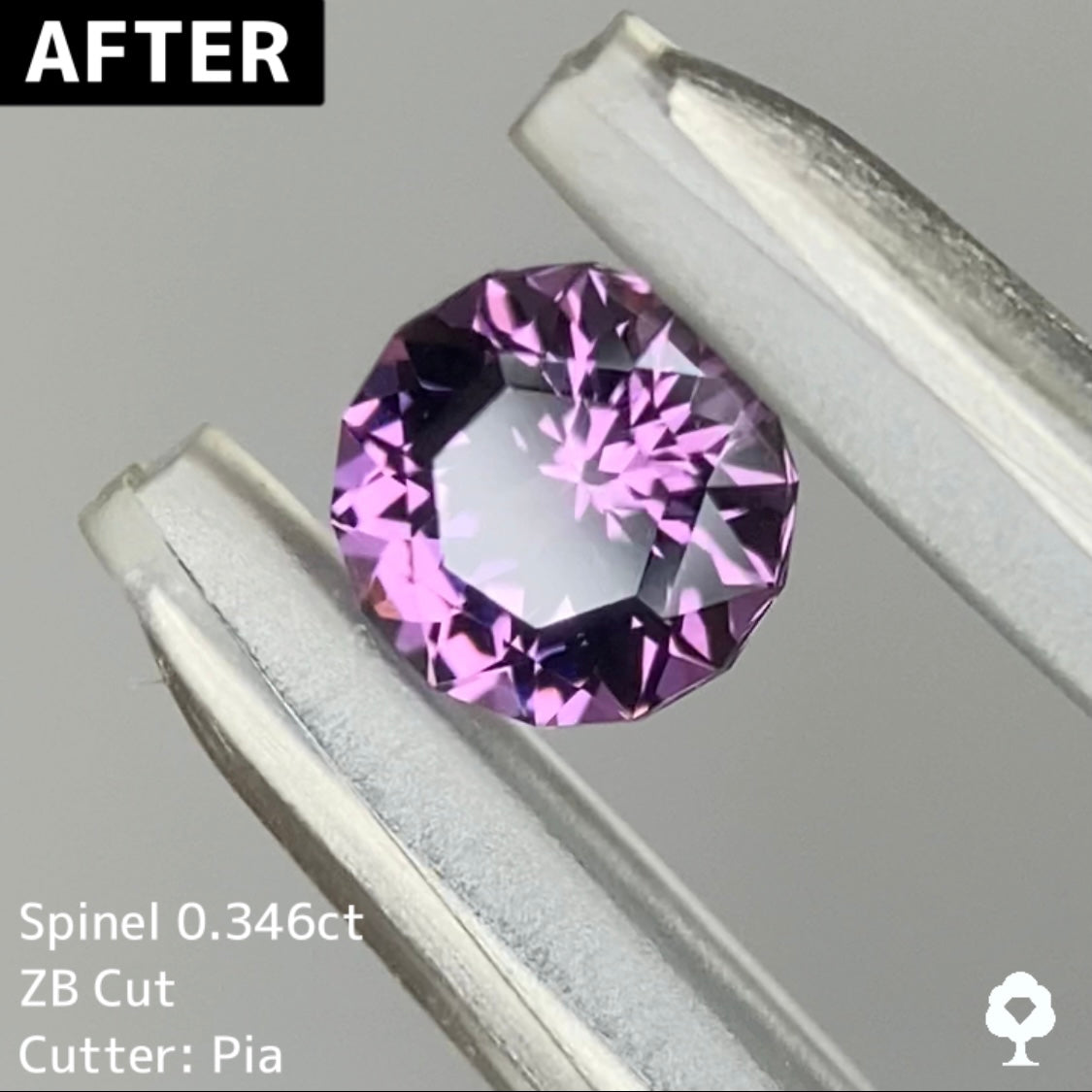 スピネルマルチカラー8個セット 2.752ct. ★ZBカット14角形★ピアッちゃん作品