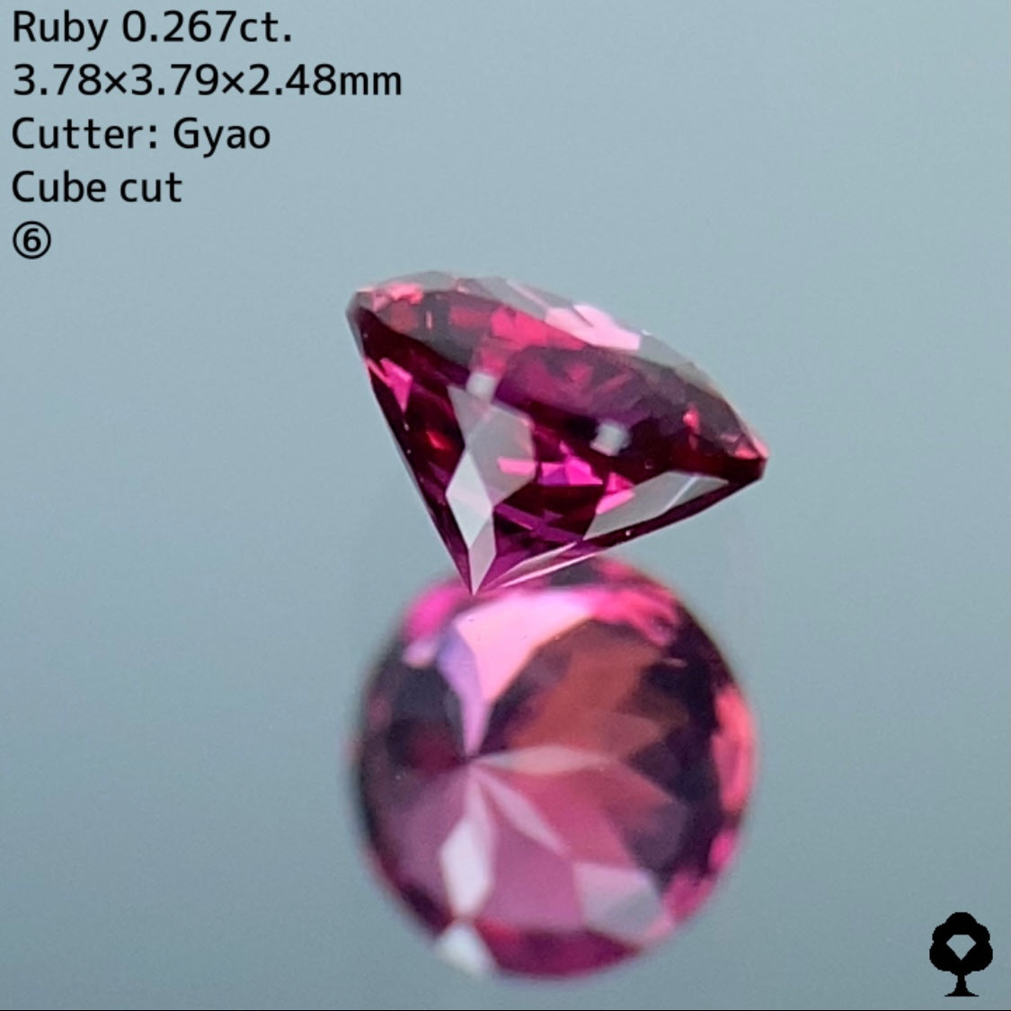 交渉成立専用ページ【Table Cube cut】 ルビー 0.267ct★24ZBご利用