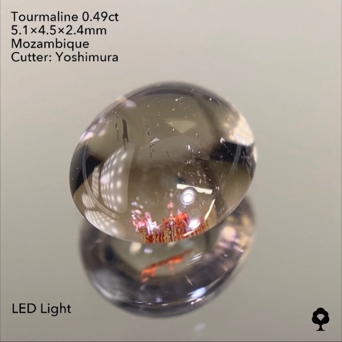 【サイレン配信逆オークション】トルマリン0.49ct 吉村作品