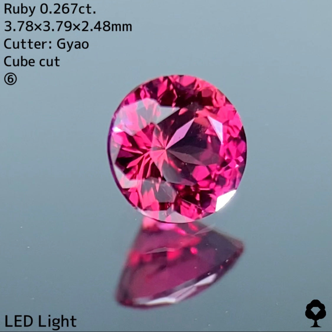 交渉成立専用ページ【Table Cube cut】 ルビー 0.267ct★24ZBご利用