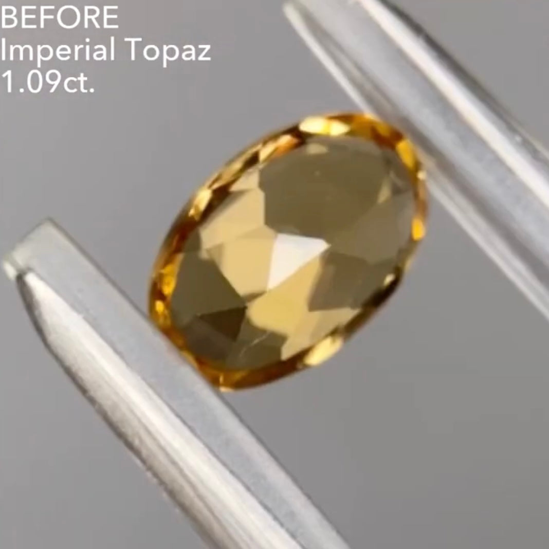 お客様専用【Before宝石販売】インペリアルトパーズ 1.09ct★7ZBご利用価格