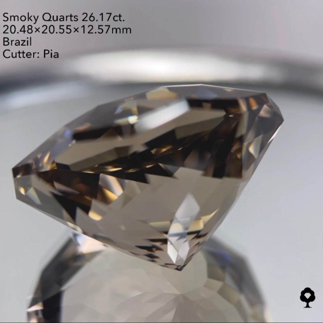 【SOLD OUT】スモーキークォーツ26.17ct ピアッちゃん作品 3/22チャットオークション