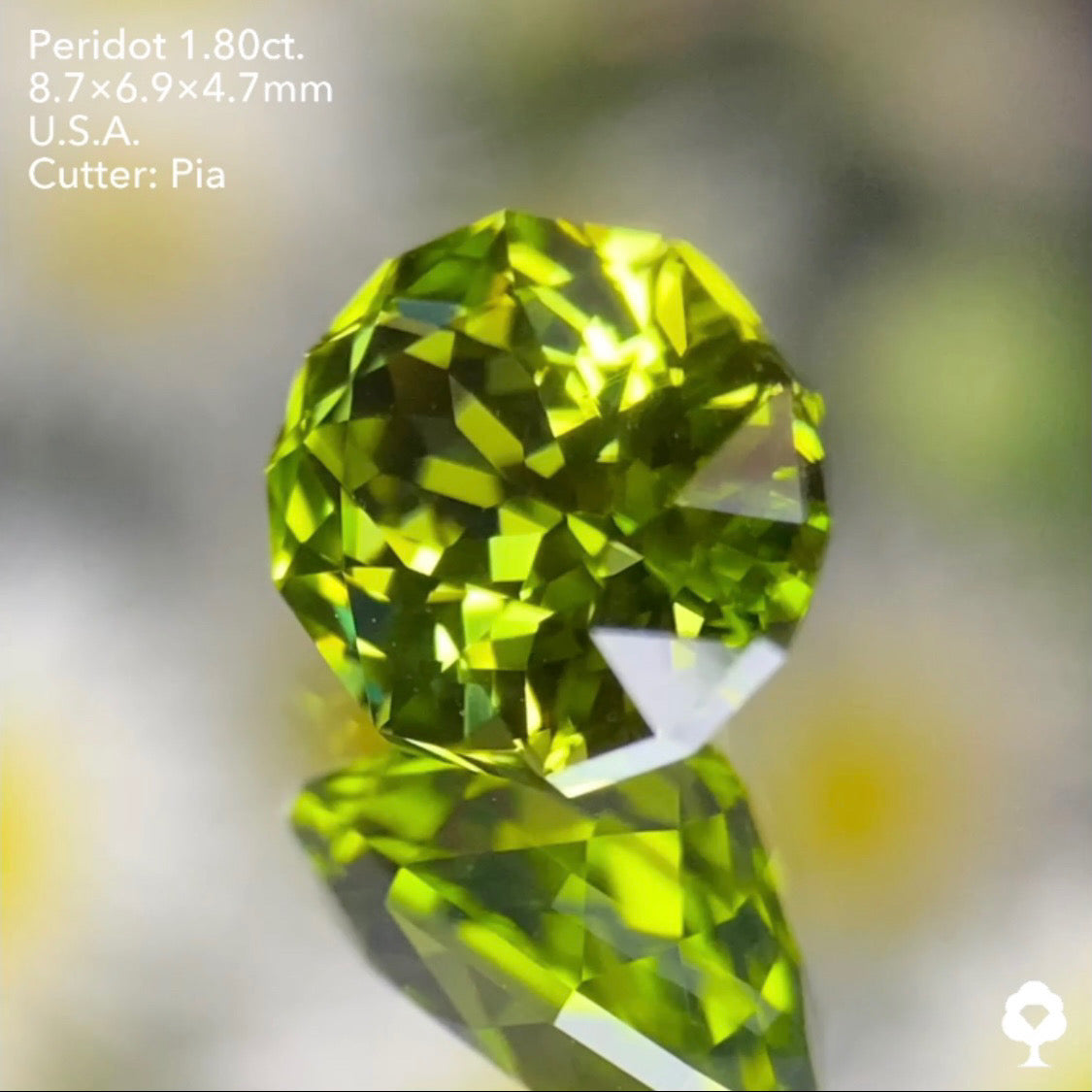 【お客さま専用・誕生石プレゼント】ペリドット1.80ct ピアッちゃん作品