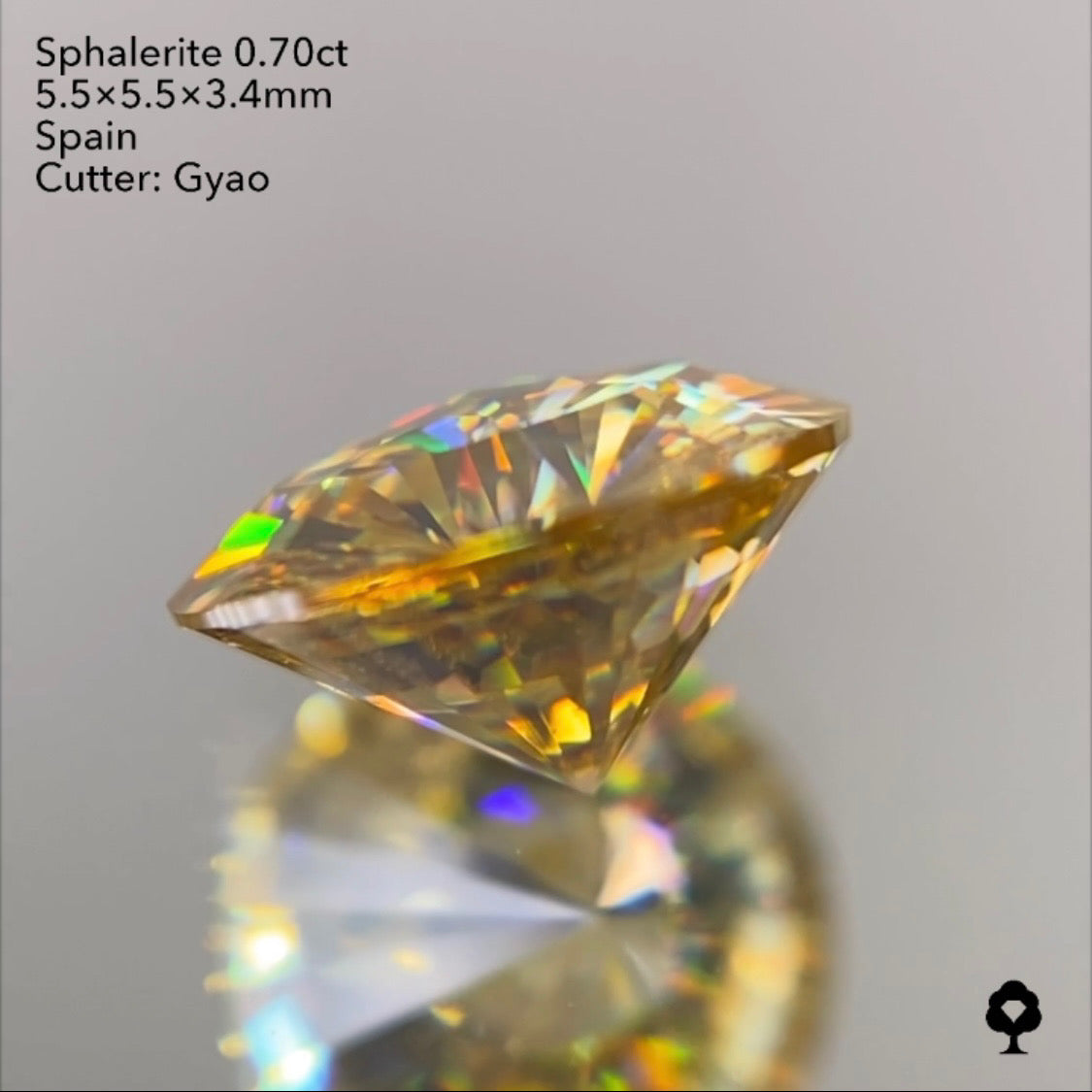 【ご当選者さま専用】情報量の多い新カット❗️スファレライト0.70ct✨進化版キューブカットシリーズ💎ゲオちゃん作品