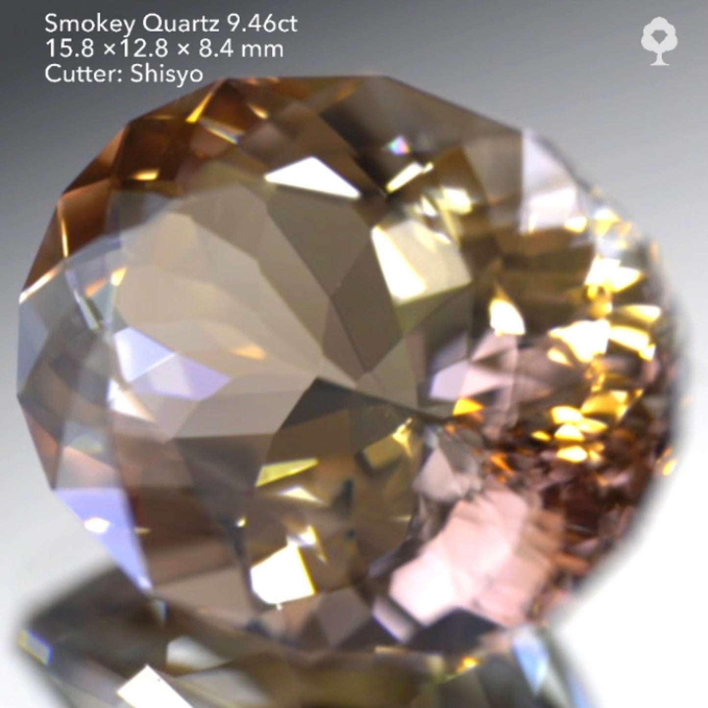 渋さの中に美しさを感じるスモーキークォーツ9.46ct💎師匠作品✨今なら『クーポン or ZB』のご利用もOK❗️