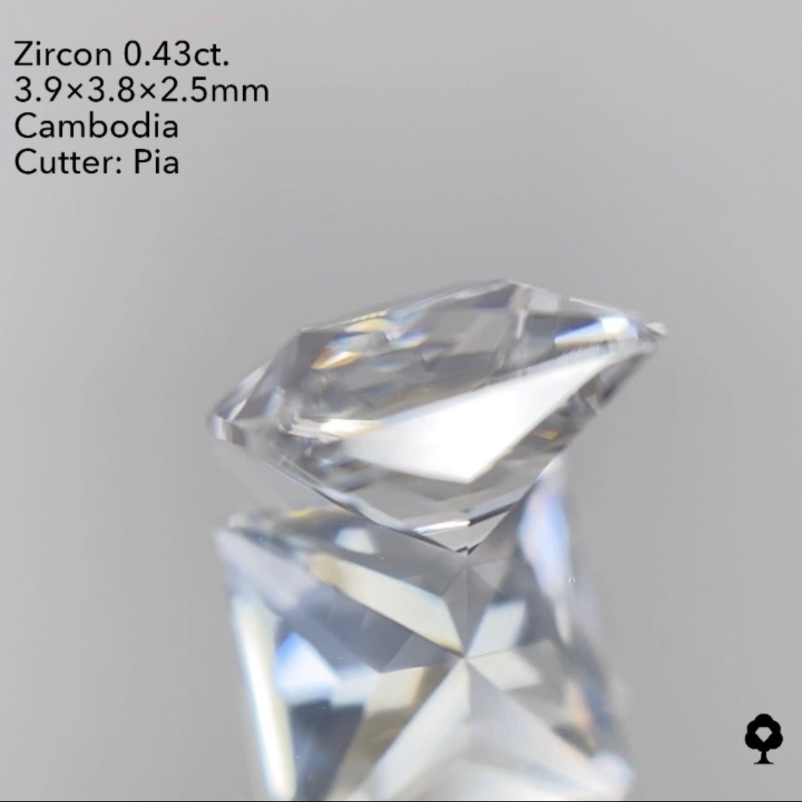 緊急追加‼️【サイレンGAME配信】3/26(土)21:30終了‼️ジルコン0.43ct ピアッちゃん作品