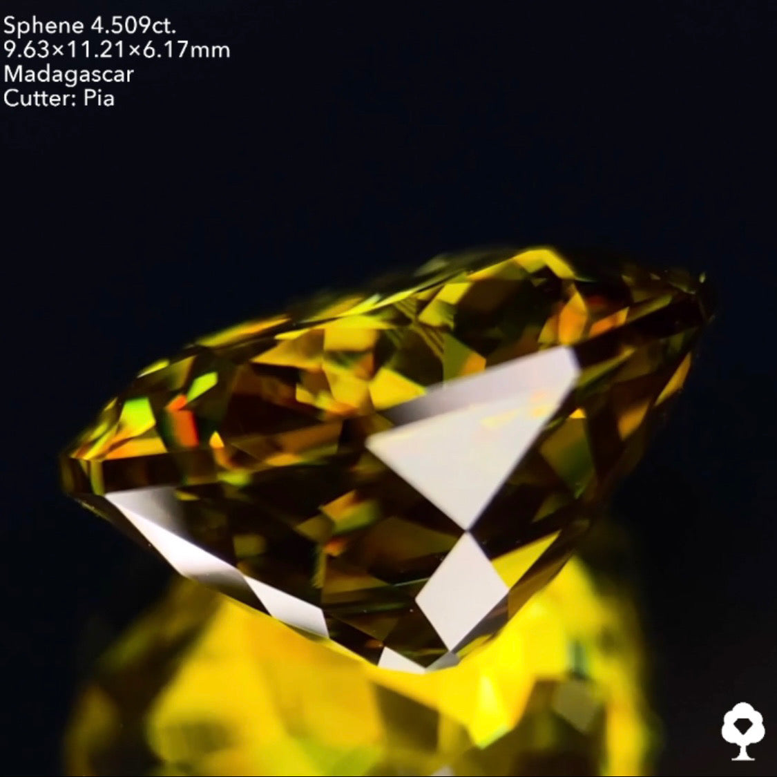 【8/10終了‼️1ヶ月オークション】極上マダガスカルスフェーン4.509ct. ピアッちゃん作品