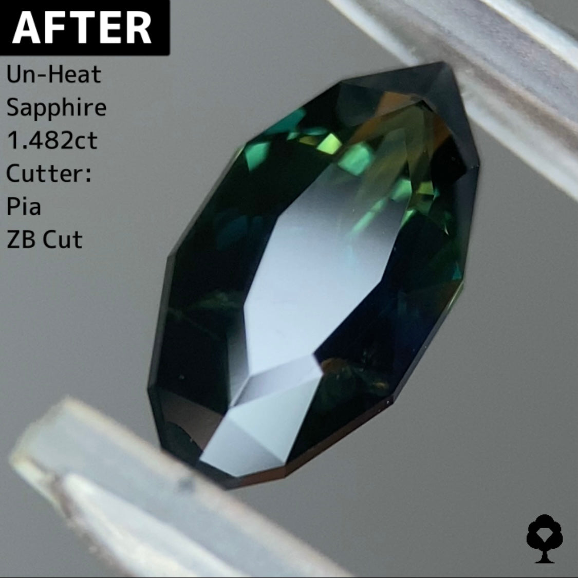 【ご落札者さま専用】仕入職人イチオシのプリフォームサファイア1.88ct.オークション★5番★ピアッちゃん作品