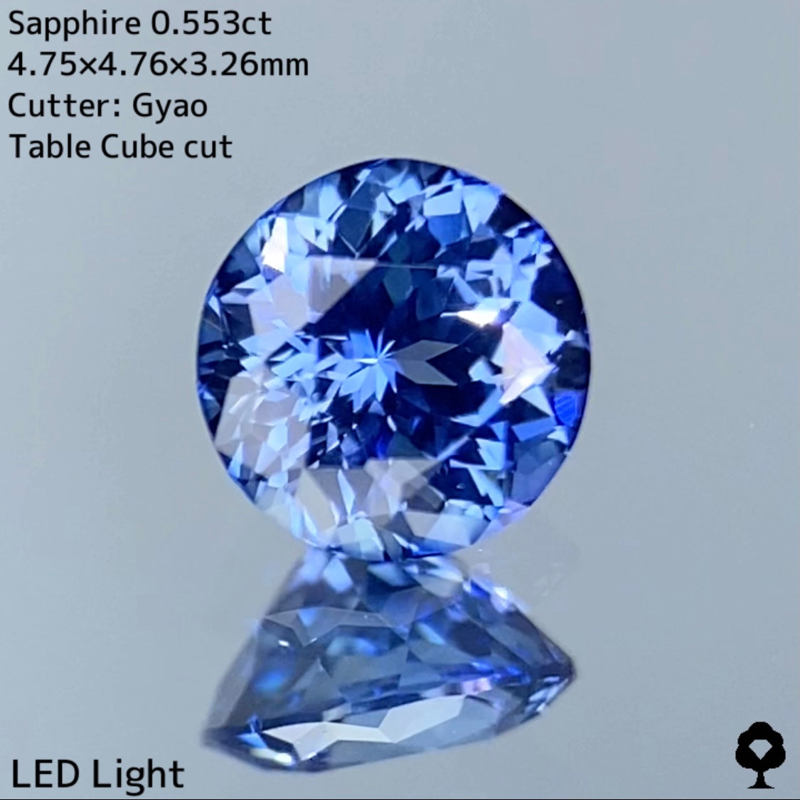 【高級プチプラ】サファイア(Cube Cut)0.553ct