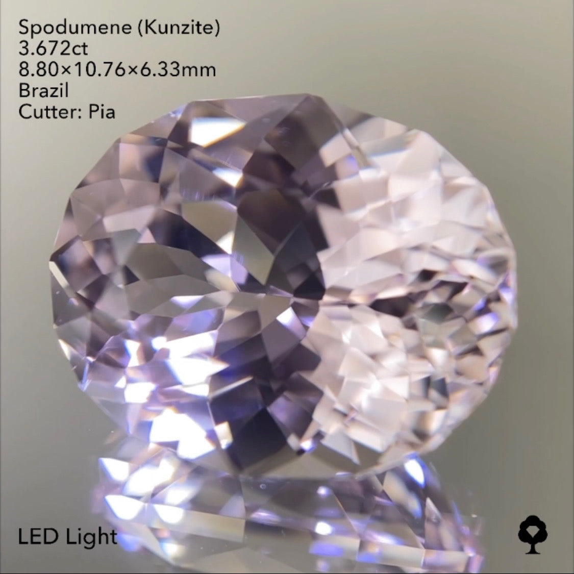 【ご当選者さま専用】まるで“クンツァイト”ではないかのような完成度👍3.672ct✨💎ピアッちゃん作品