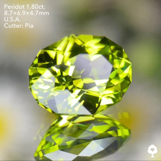 【お客さま専用・誕生石プレゼント】ペリドット1.80ct ピアッちゃん作品