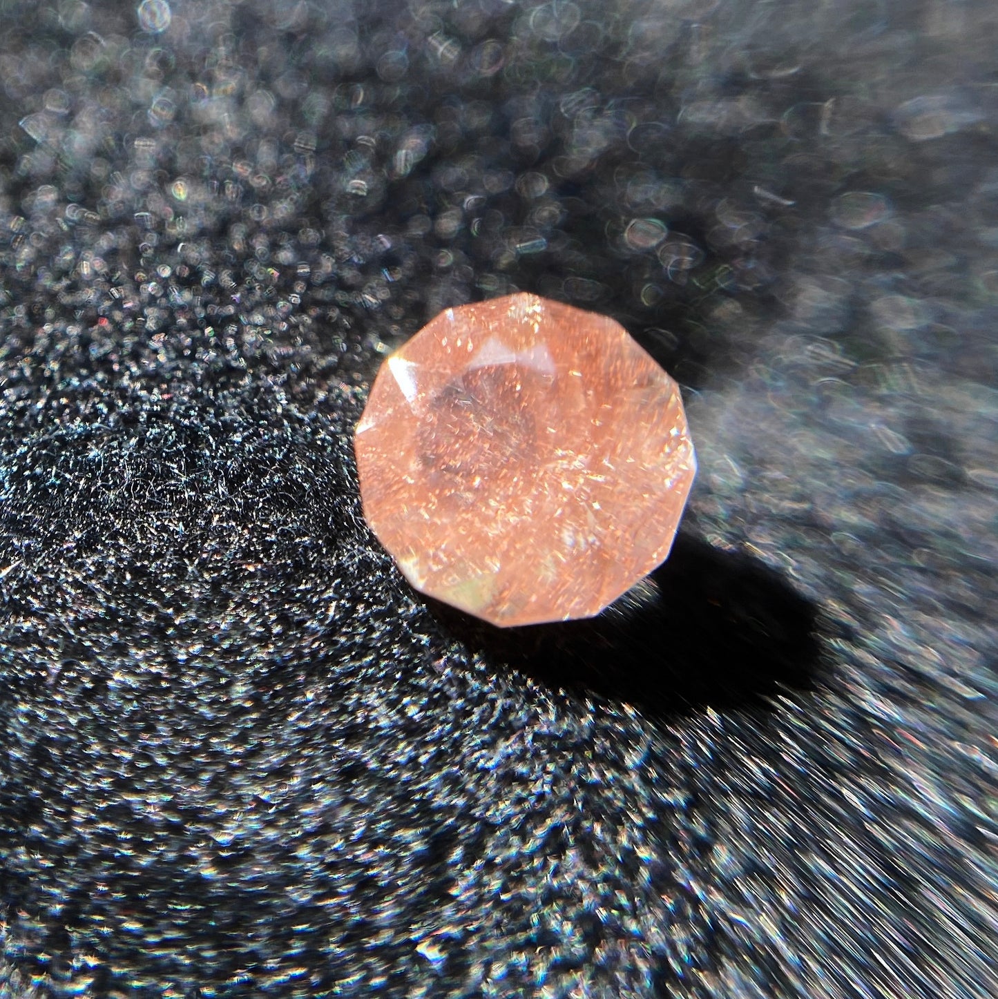 💖お待たせしました❣️ファンシーラウンドのオレゴンサンストーン0.37ct☀️💎ピアッちゃん作品【4/30チハルーム】GW特別価格❣️