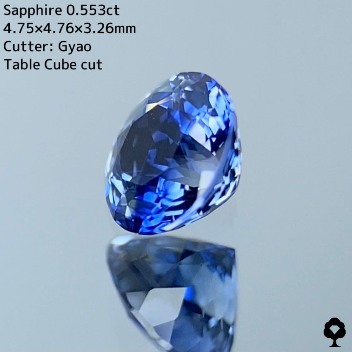 【高級プチプラ】サファイア(Cube Cut)0.553ct
