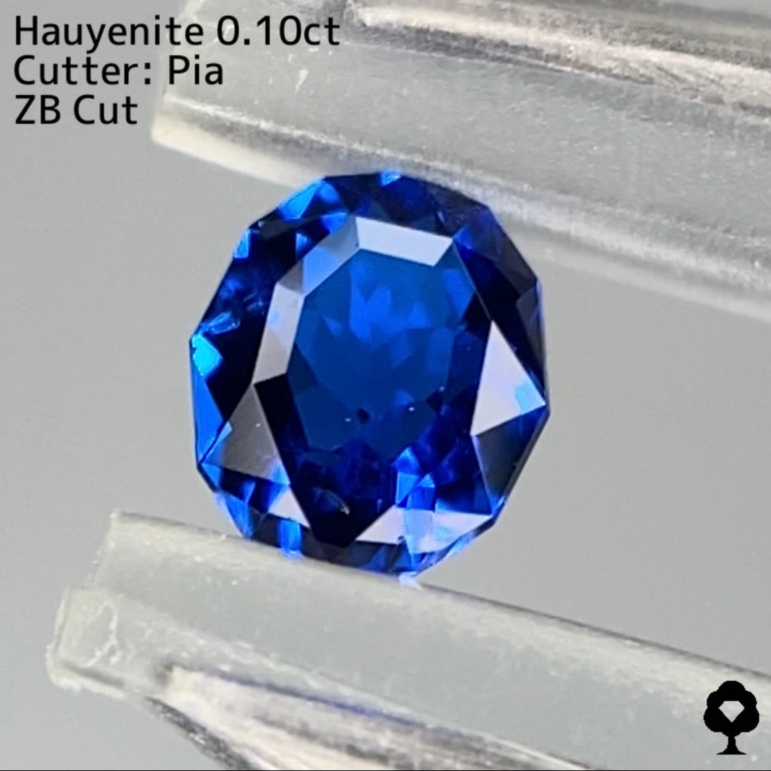 【ZBカット】アウィンナイト0.100ct. ファンシーオーバル★ピアッちゃん作品