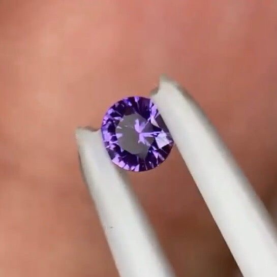 【ご落札者さま専用】パープリッシュヴァイオレットサファイア 0.144ct. GTQヴィンテージ作品 7/14チャットオークション