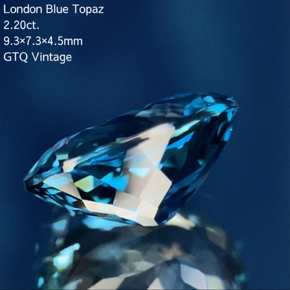 【ご落札者さま専用】ロンドンブルートパーズ 2.20ct