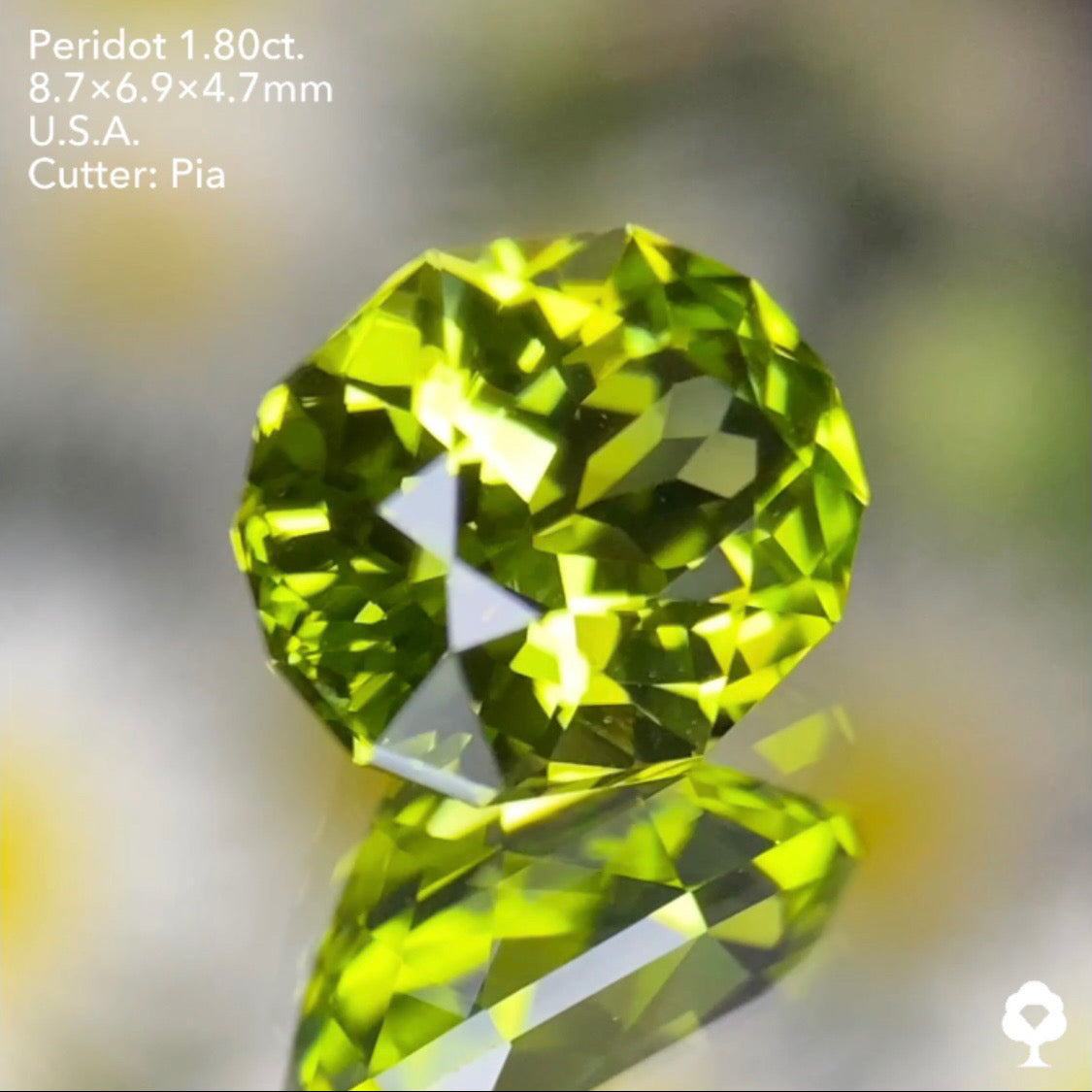 【お客さま専用・誕生石プレゼント】ペリドット1.80ct ピアッちゃん作品