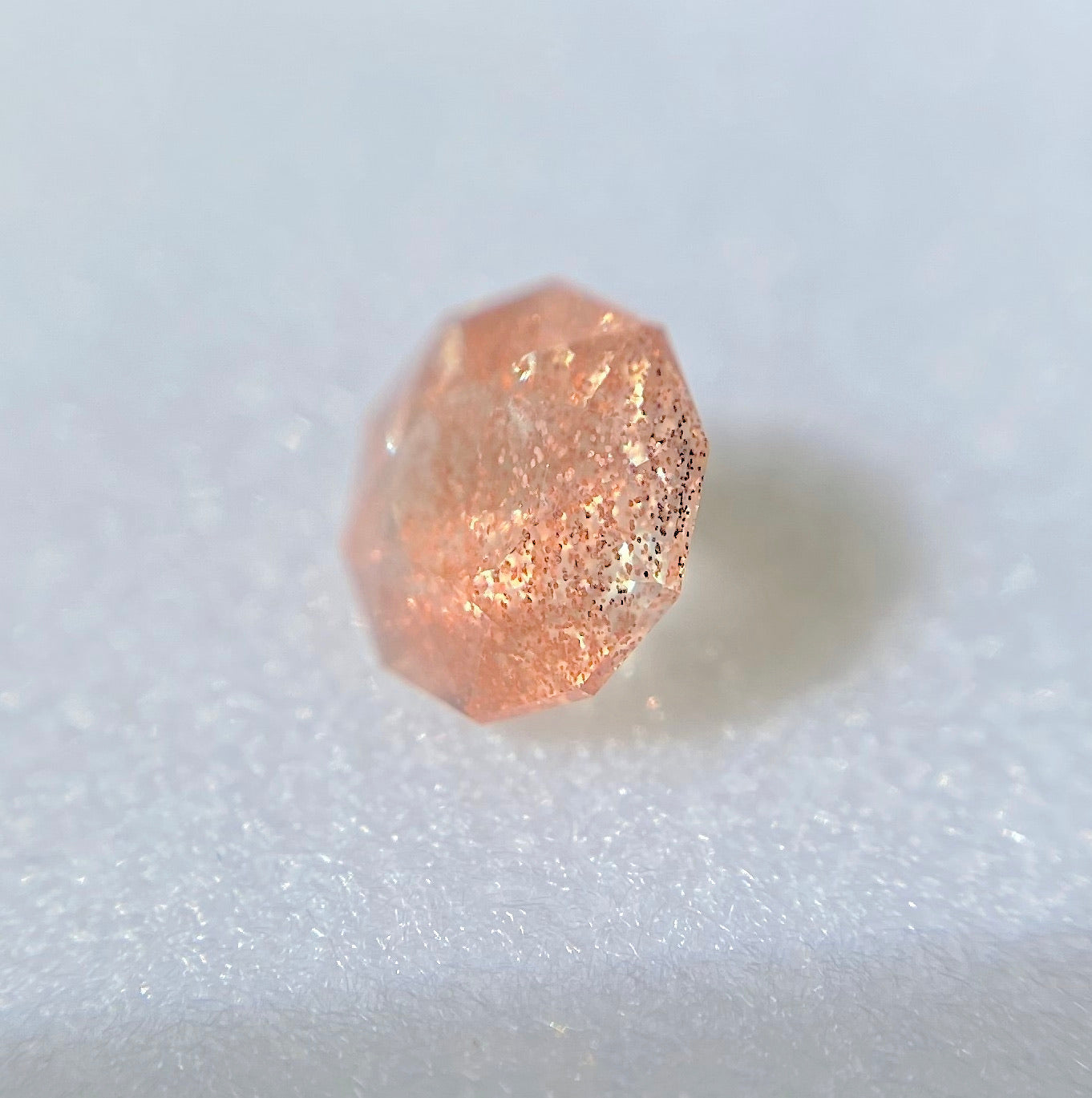 💖お待たせしました❣️ファンシーラウンドのオレゴンサンストーン0.36ct☀️💎ピアッちゃん作品【4/30チハルーム】GW特別価格❣️