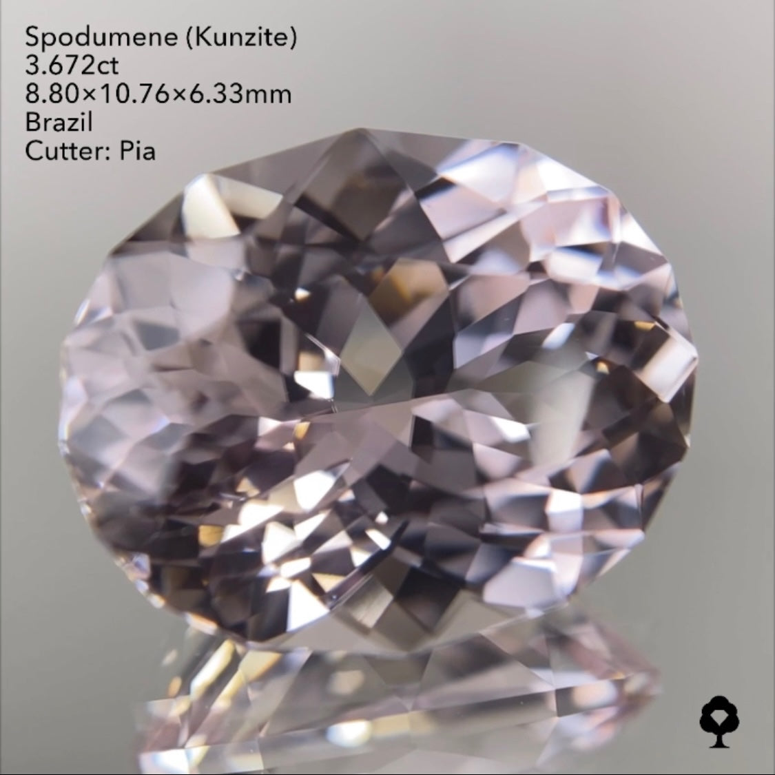 【ご当選者さま専用】まるで“クンツァイト”ではないかのような完成度👍3.672ct✨💎ピアッちゃん作品