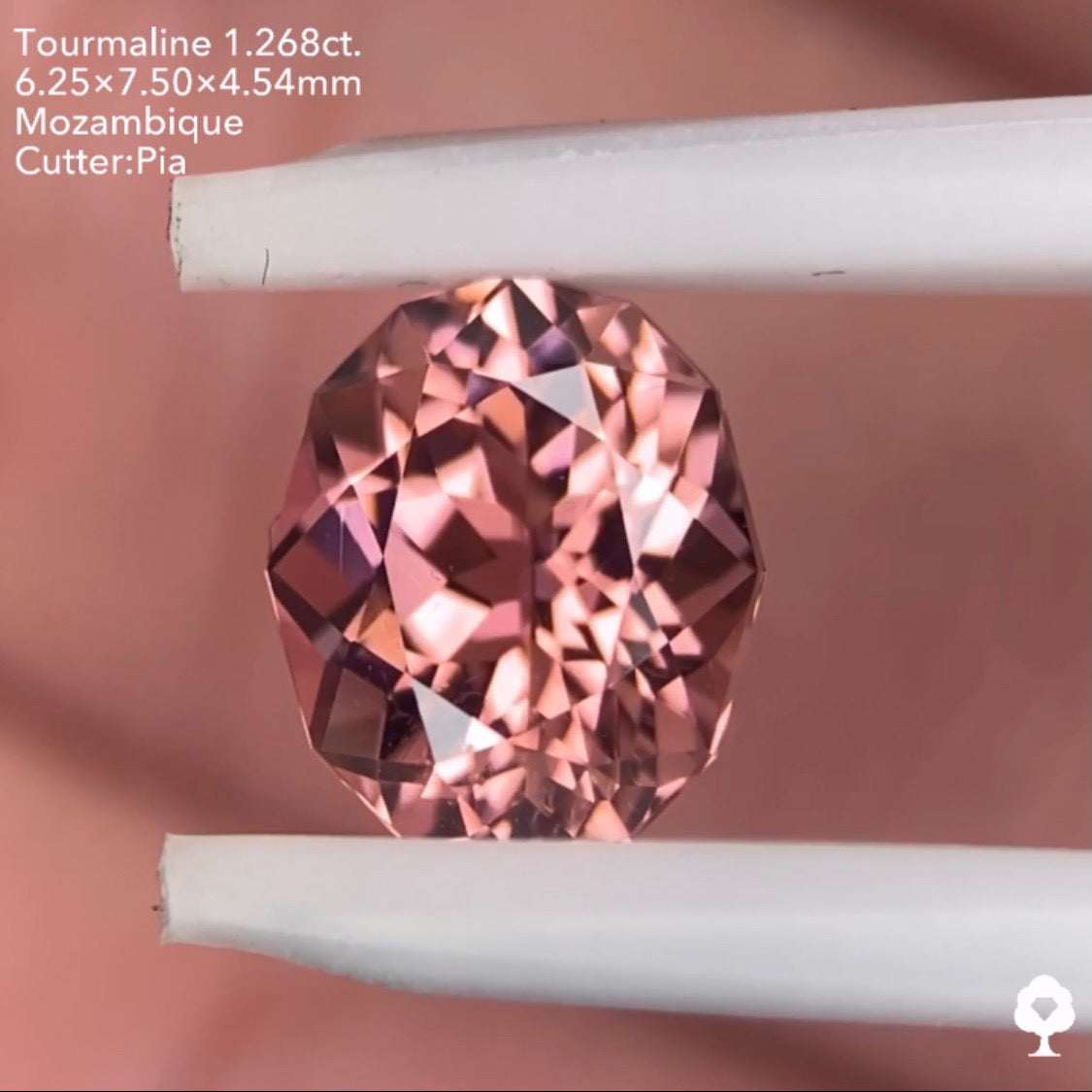 【五月病を吹っ飛ばせキャンペーン💨】美色・美カット・美結晶の三拍子揃った逸品★ピンクトルマリン 1.268ct ピアッちゃん作品