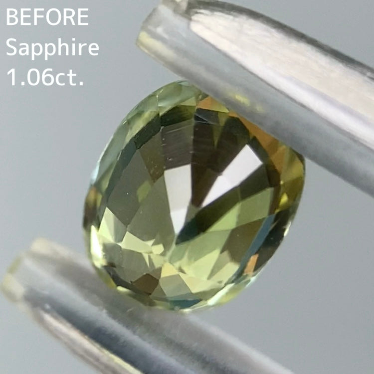完成するまで特価【BEFORE宝石】ボープロイサファイア1.06ct.