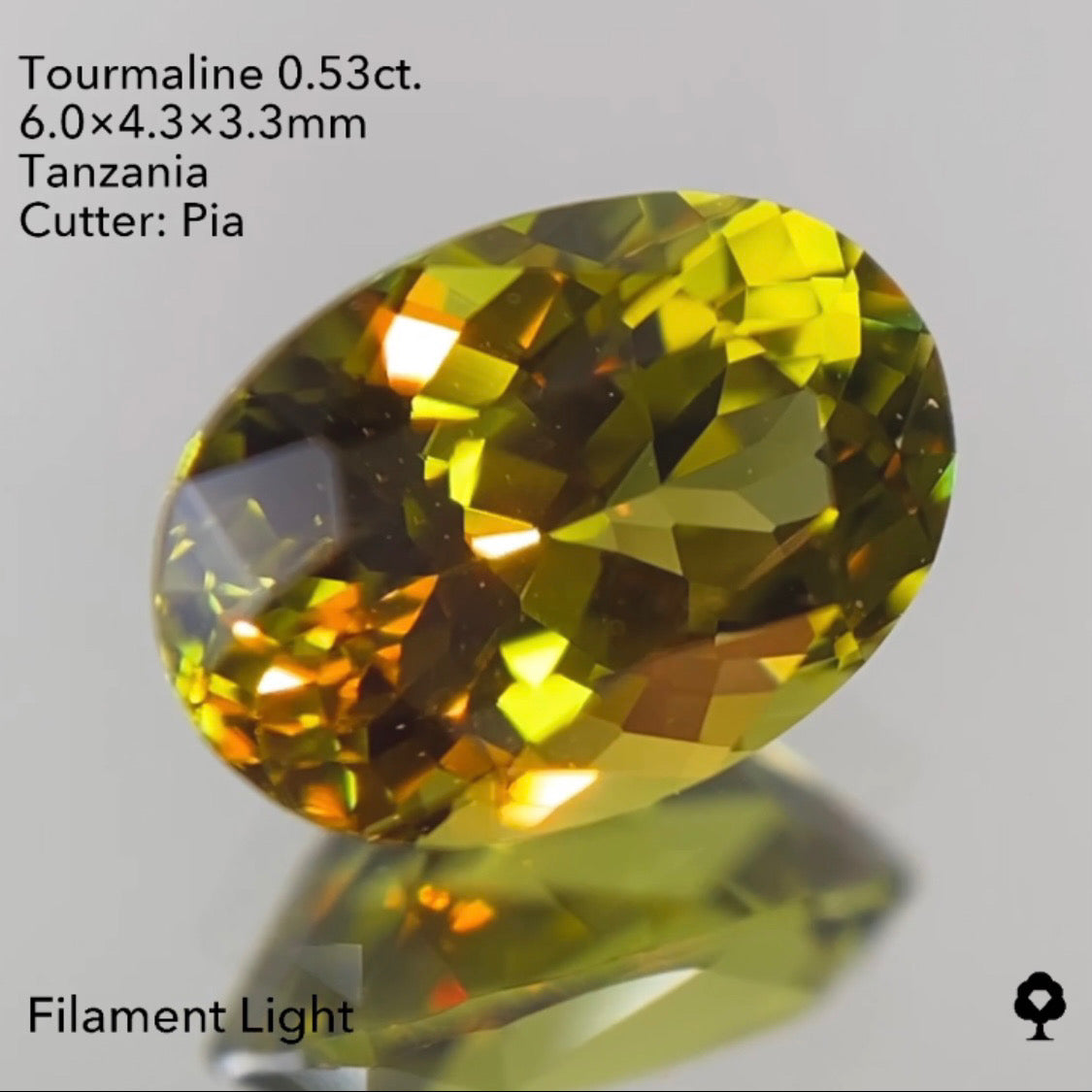 【SOLD OUT】トルマリン0.53ct ピアッちゃん作品 3/24チャットオークション 4ZBご利用価格