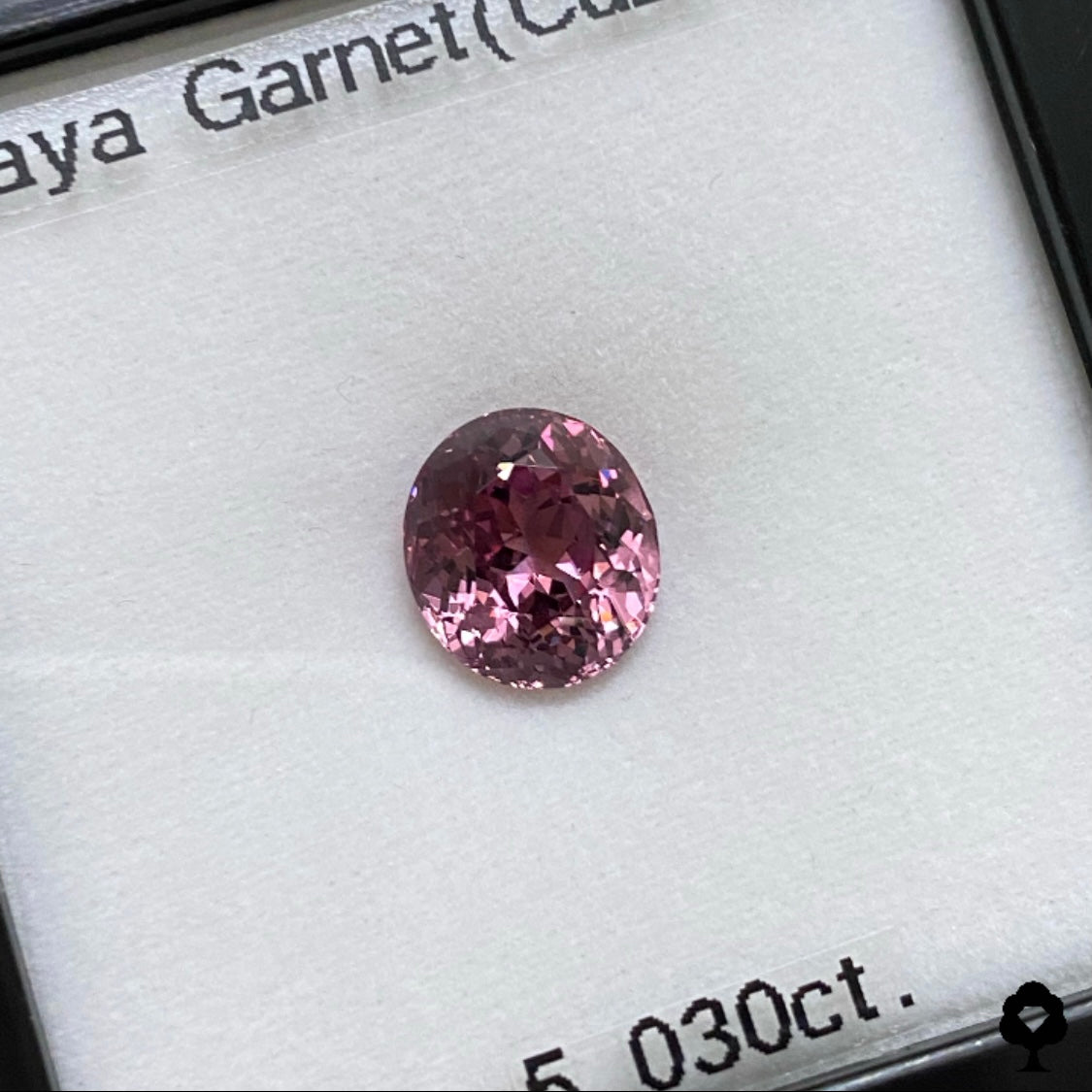 【お客さま専用】5ct越えの大作は光源によって印象の変わる妖艶な美色ピンク★マラヤガーネット 5.030ct★2023.8.12★3連休特別企画