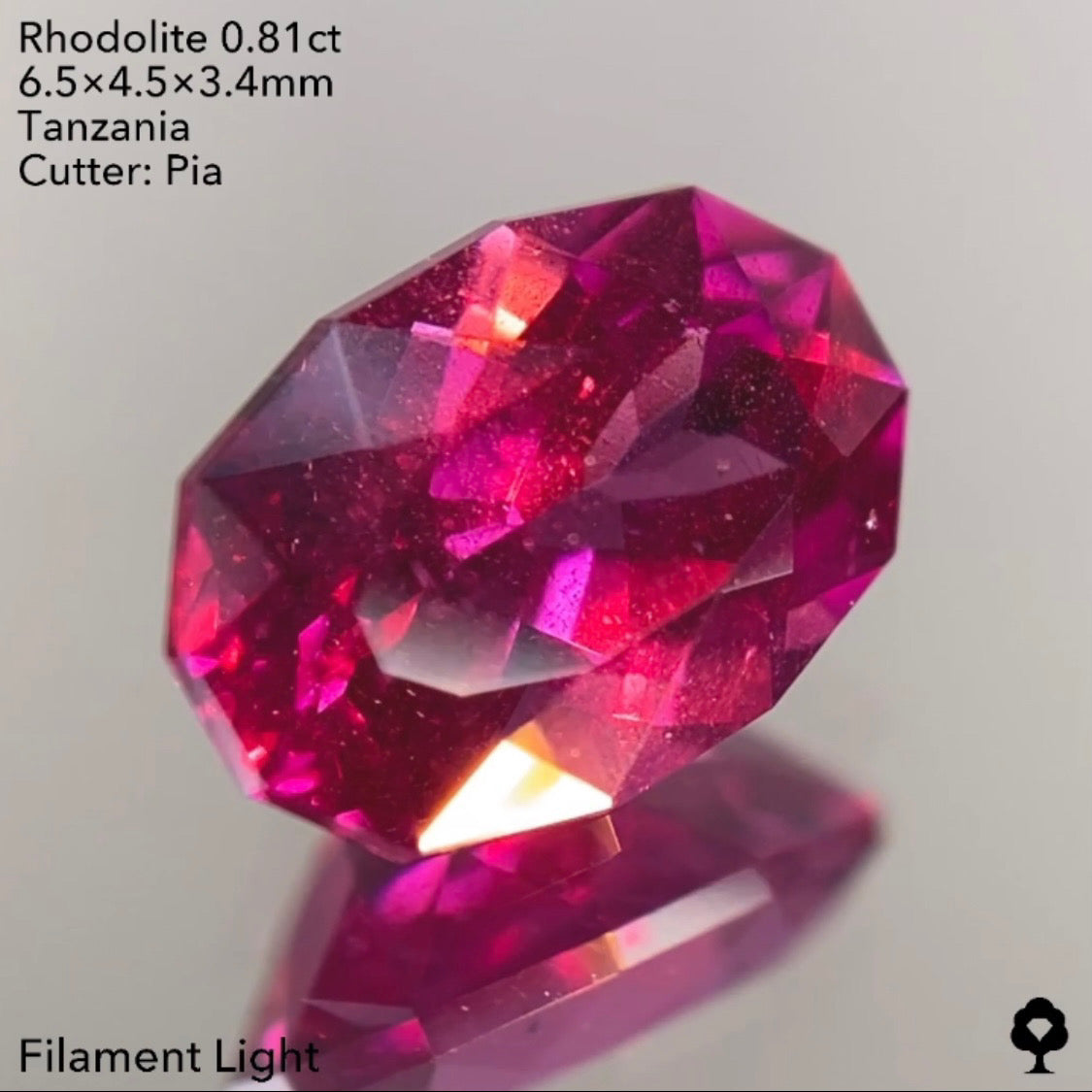 【ご落札者さま専用】ロードライトガーネット0.81ct 4/15チャットオークション