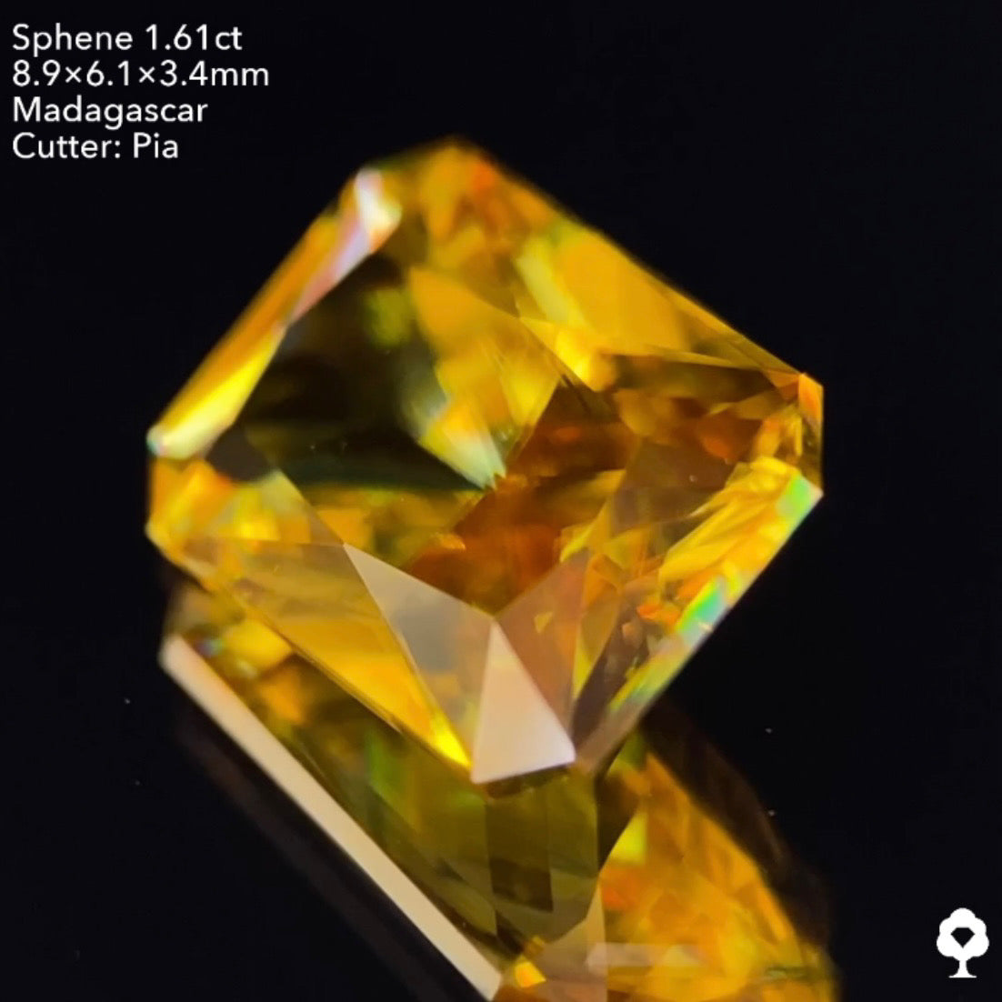【個展特別オークション】スフェーン1.61ct