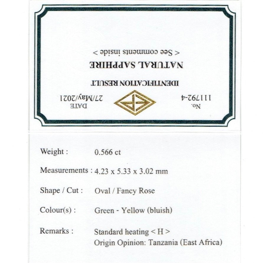 【イルモ推しの一石!!!5,000円オークション!!!】異次元インクル差し込む表情豊かな美オーバル★サファイア0.566ct