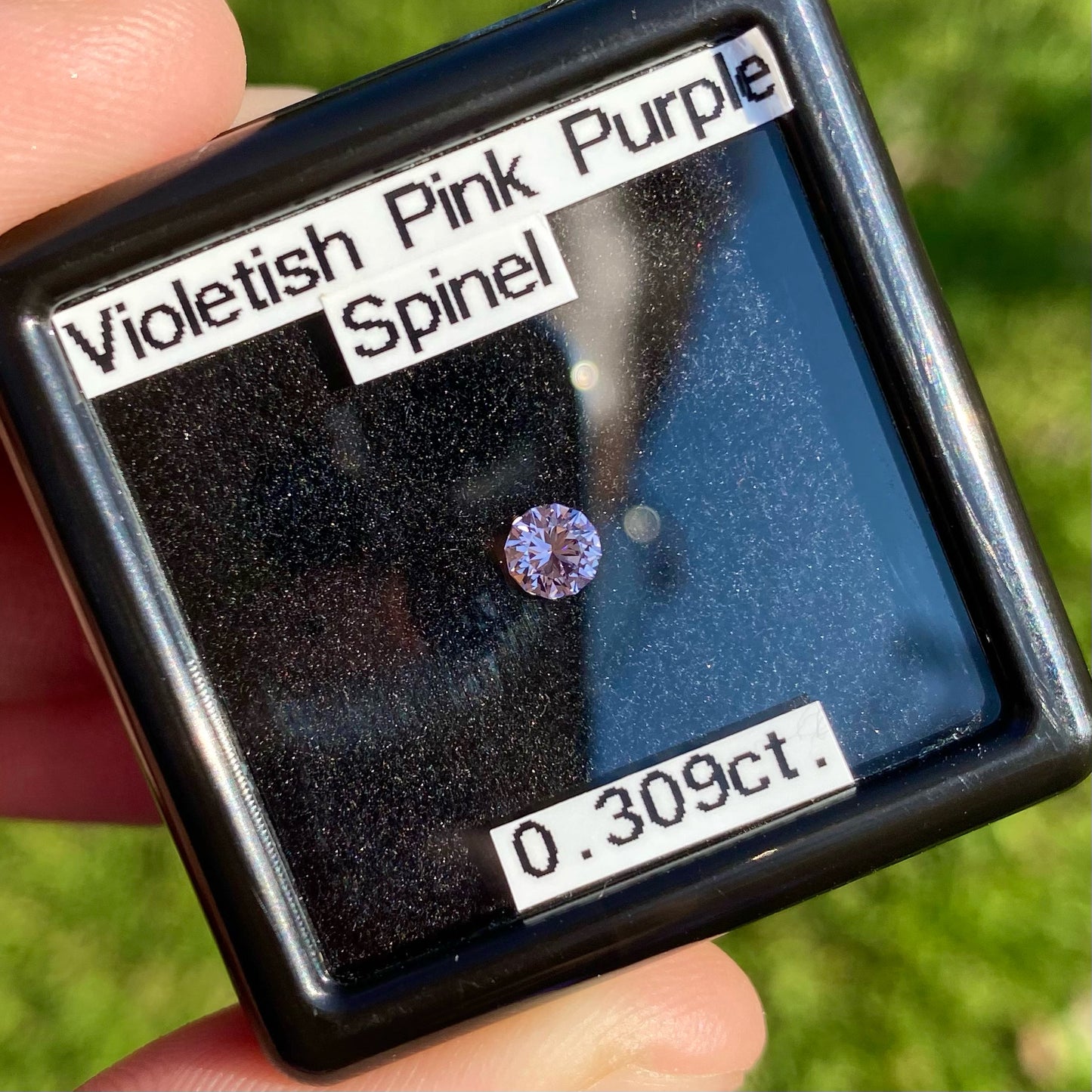 【SOLD OUT】ヴァイオレティッシュピンクパープルスピネル0.309ct/ピアッちゃん作品 11/19忘年会ライブオークション