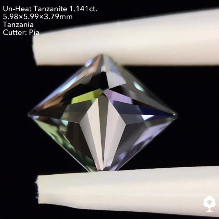 非加熱タンザナイト1.141ct. プリンセス ピアッちゃん作品