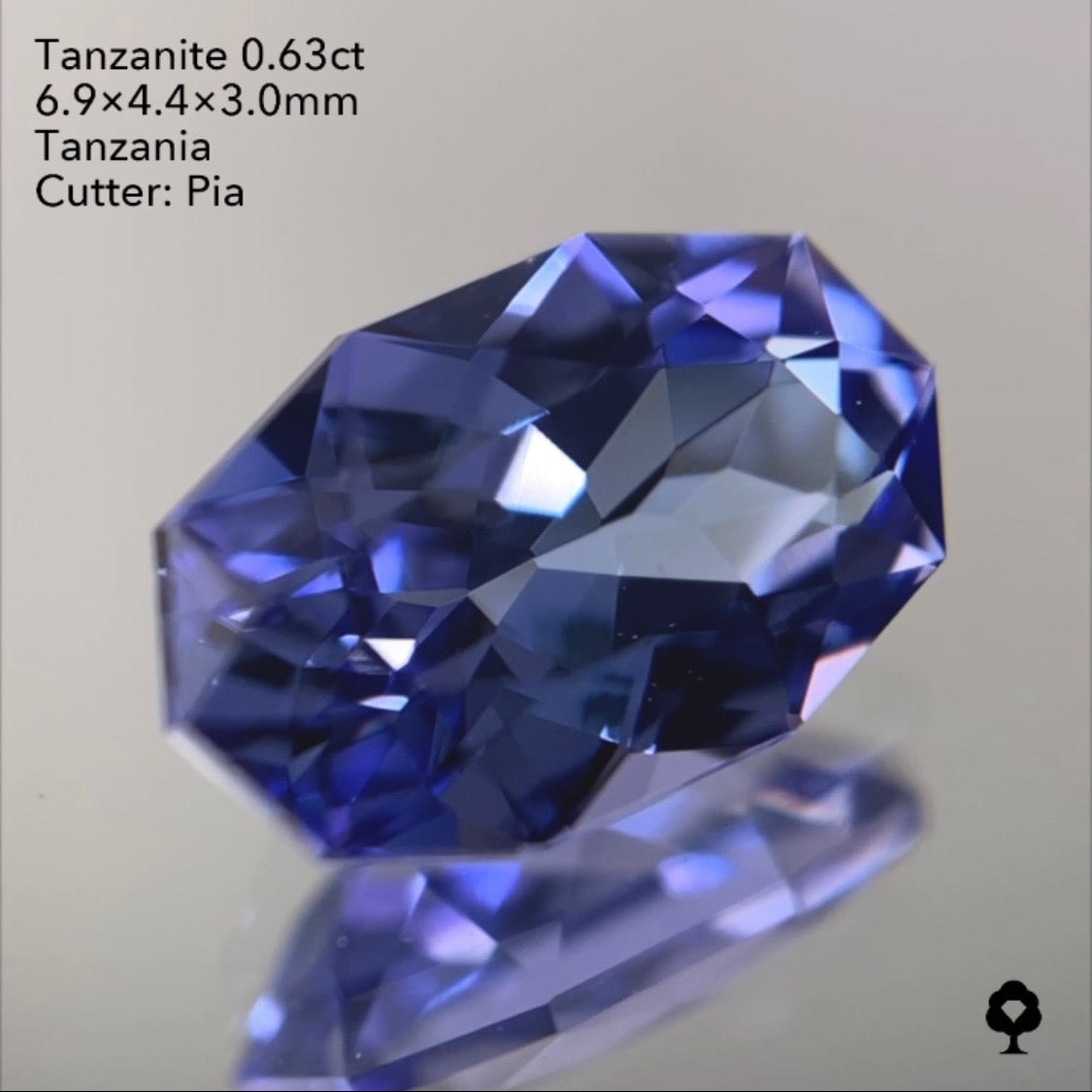 【SOLD OUT】タンザナイト0.63ct ピアッちゃん作品 4/3チャットオークション