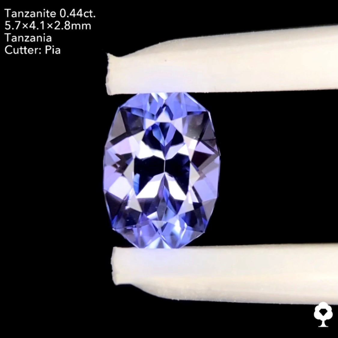 【本日22:00終了‼️】タンザナイト 0.44ct. ファンシーオーバル ピアッちゃん作品