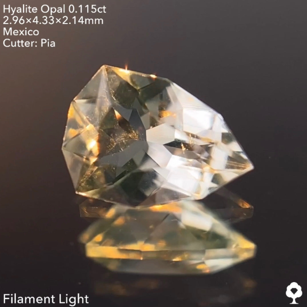 【SOLD OUT】ハイヤライトオパール0.115ct ピアッちゃん作品 4/4Live配信