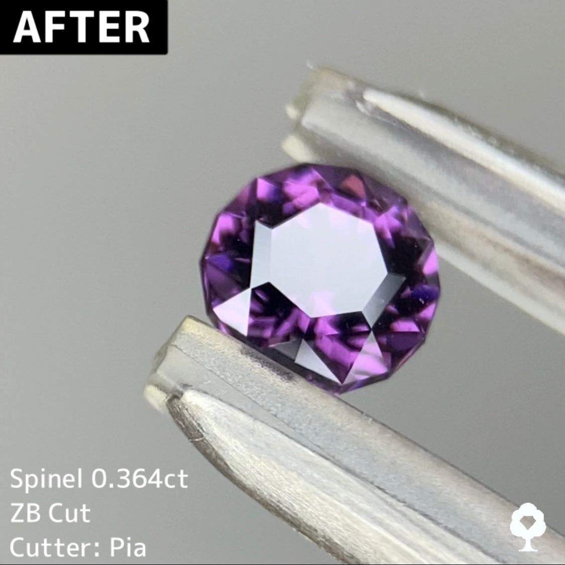 スピネルマルチカラー8個セット 2.752ct. ★ZBカット14角形★ピアッちゃん作品