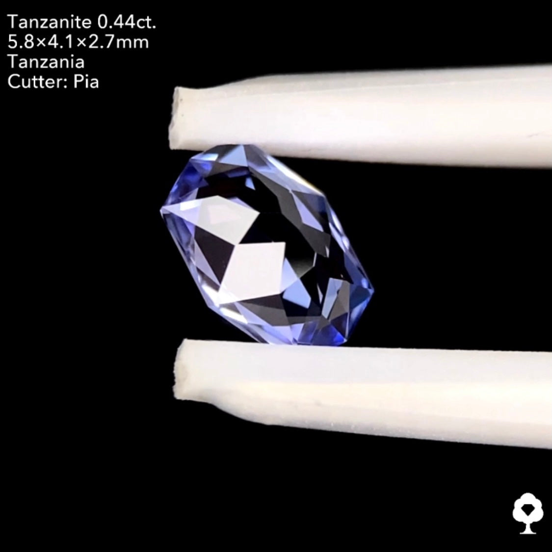 【本日21:30終了‼️】タンザナイト 0.44ct. ファンシークッション ピアッちゃん作品